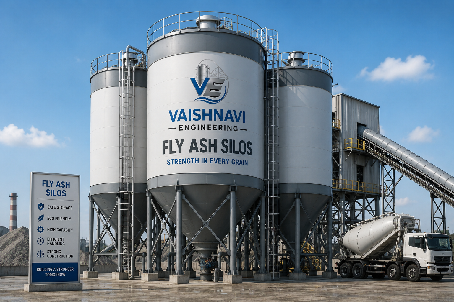 Fly Ash Silos